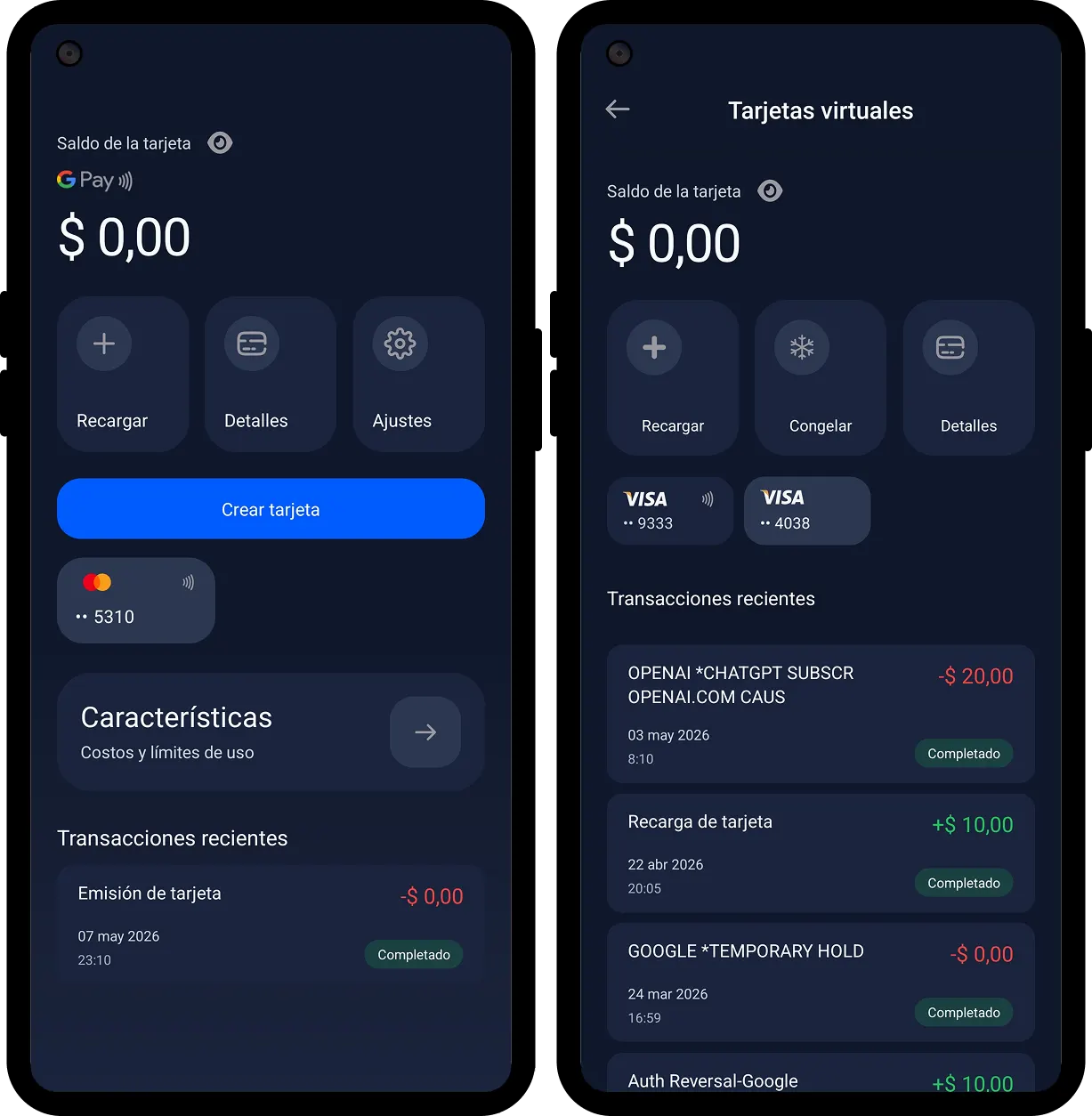 Tarjeta virtual Buyesia Pay